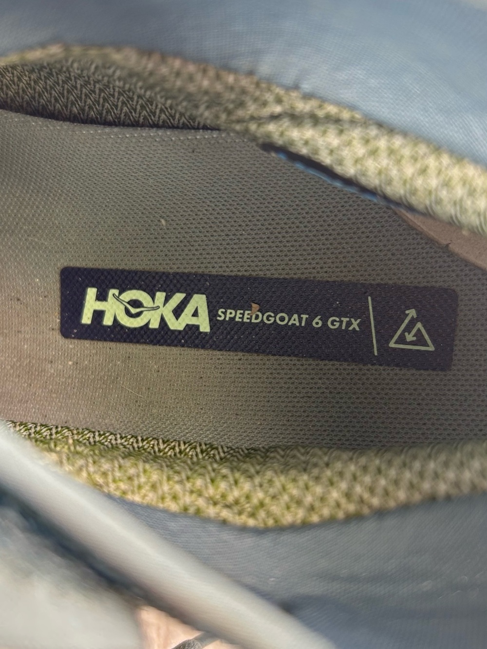 Hoka One One SpeedGoat 6 Mid Gore-Tex Trail Running Sneaker Shoe Womens Size 7.5 - Picture 10 of 11